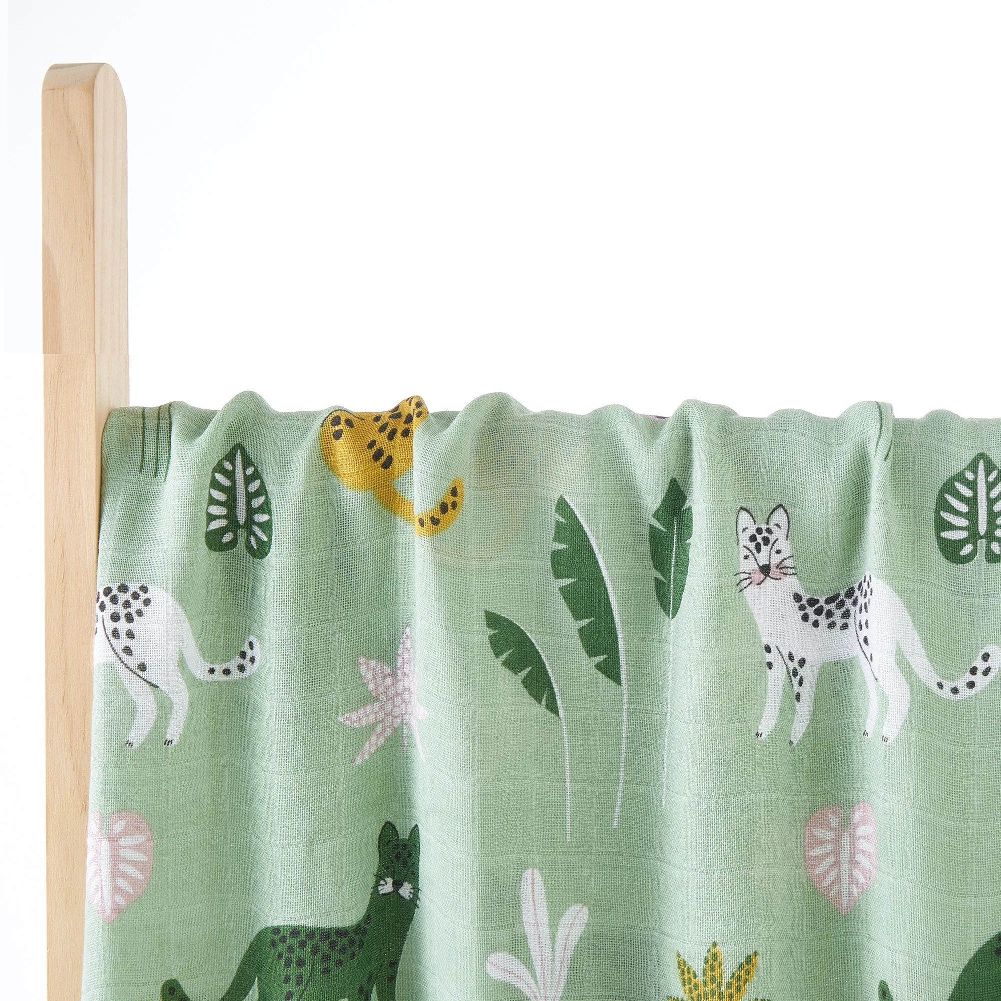Elinfant 120x110cm Bamboo Cotton Baby Muslin Swaddle Blanket Cute Soft Print Baby Towel Wrap