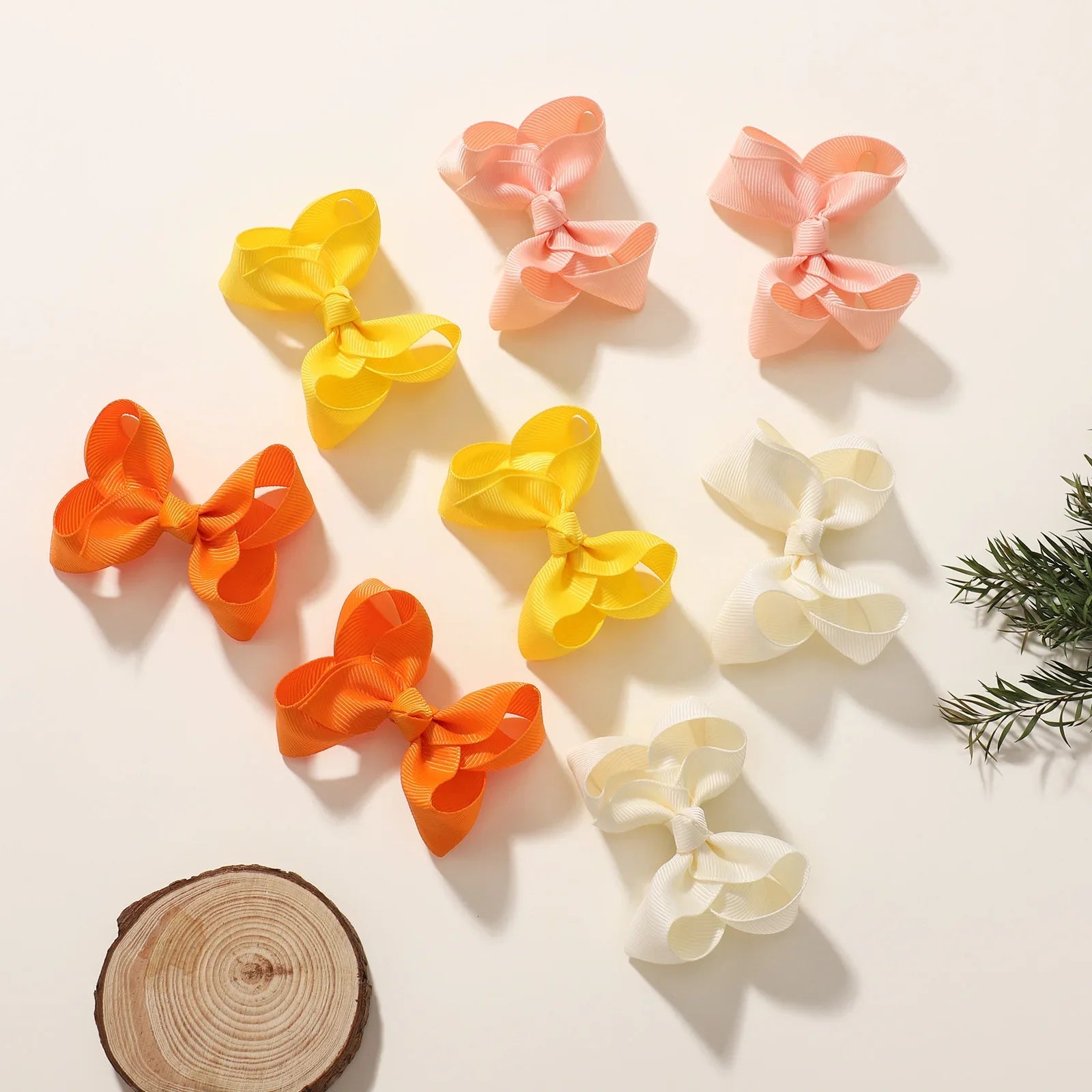 BABY BOWS 20/30/40Pcs 3inch Grosgrain Ribbon Hair Bow Clips for Baby Girls Hair Accessories Bowknot Hairpin Toddler Headgripes