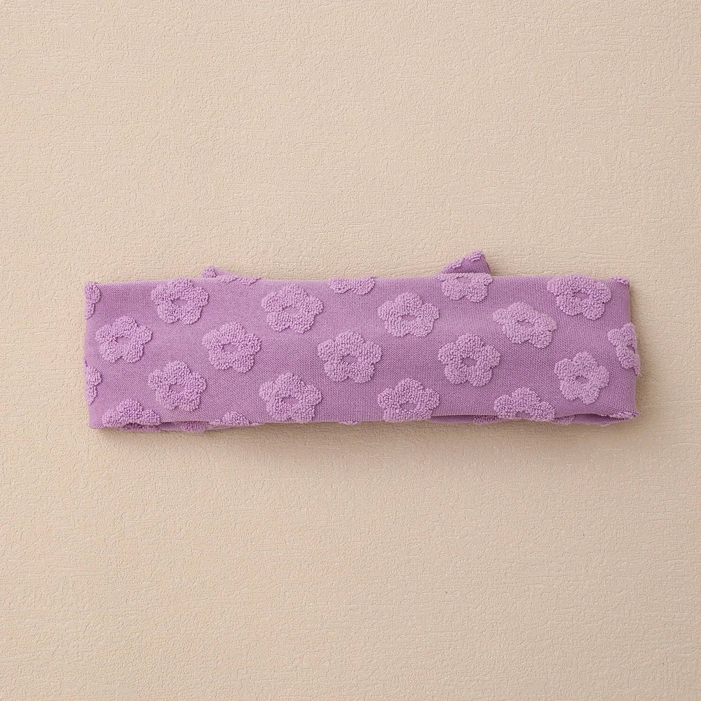 Baby Headband Solid Color Print Bows Hair Bands For Newborn Infant Turban Soft Elastic Headwear Baby Girl Hair Accessories