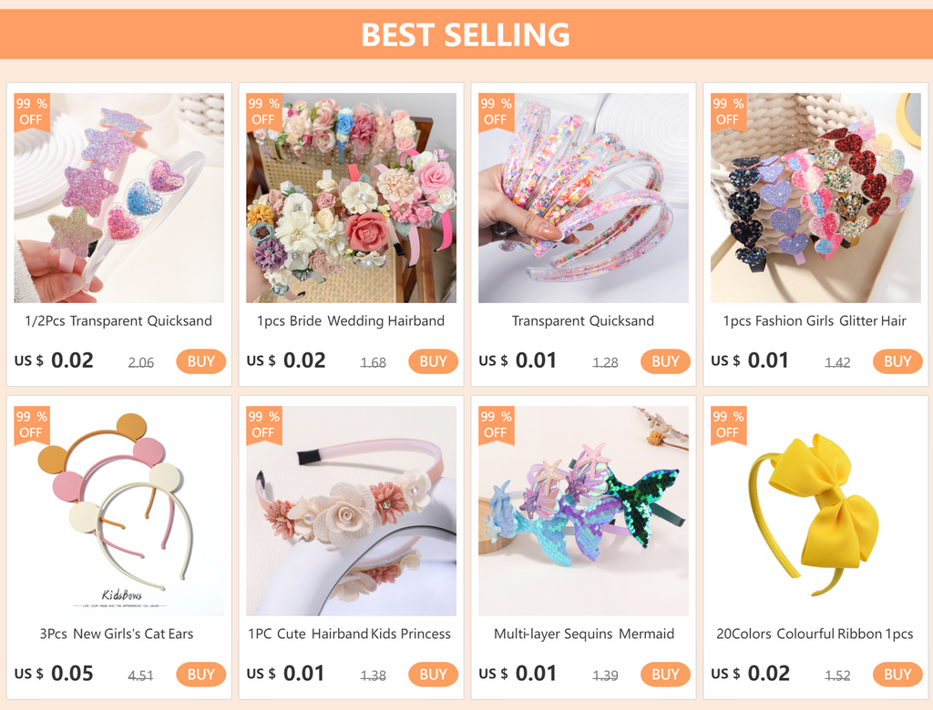 1 Piece Ribbon Handmade Hair Bows Hairbands for Baby Girls 20 Colors Cute Bowknot Solid Headband Headwear Baby Hair Accessories