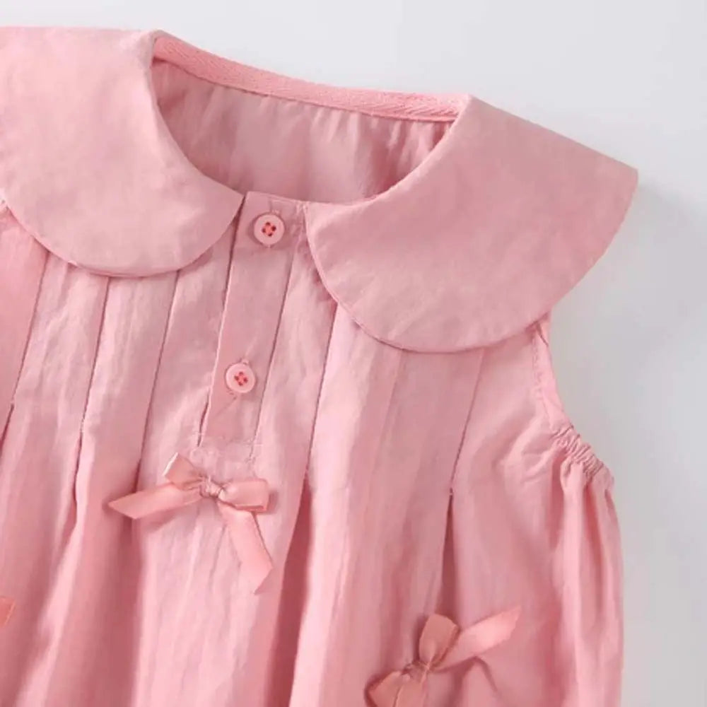 Shorts Climb Bow Baby Romper Casual Outfit Infant Romper Bow Baby Jumpsuit 0-18 Month One-piece Bow Baby Bodysuit Infant Wear