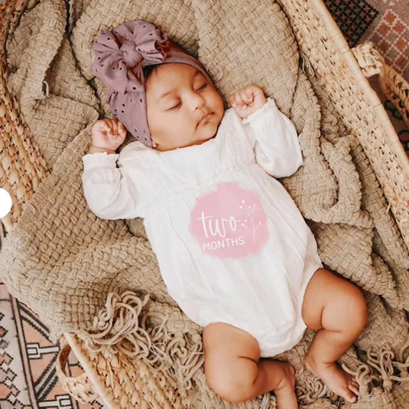 Summer Hollow Baby Turban Cap Big Bow Infant Indian Hat Thin Cotton Newborn Elastic Headscarf Solid Color Kids Hair Accessories