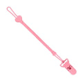 Silicone Chain Fastened Strap for Baby Pacifier Teething Clip Newborn Teether Chain Nipple Holder Nursing Accessories