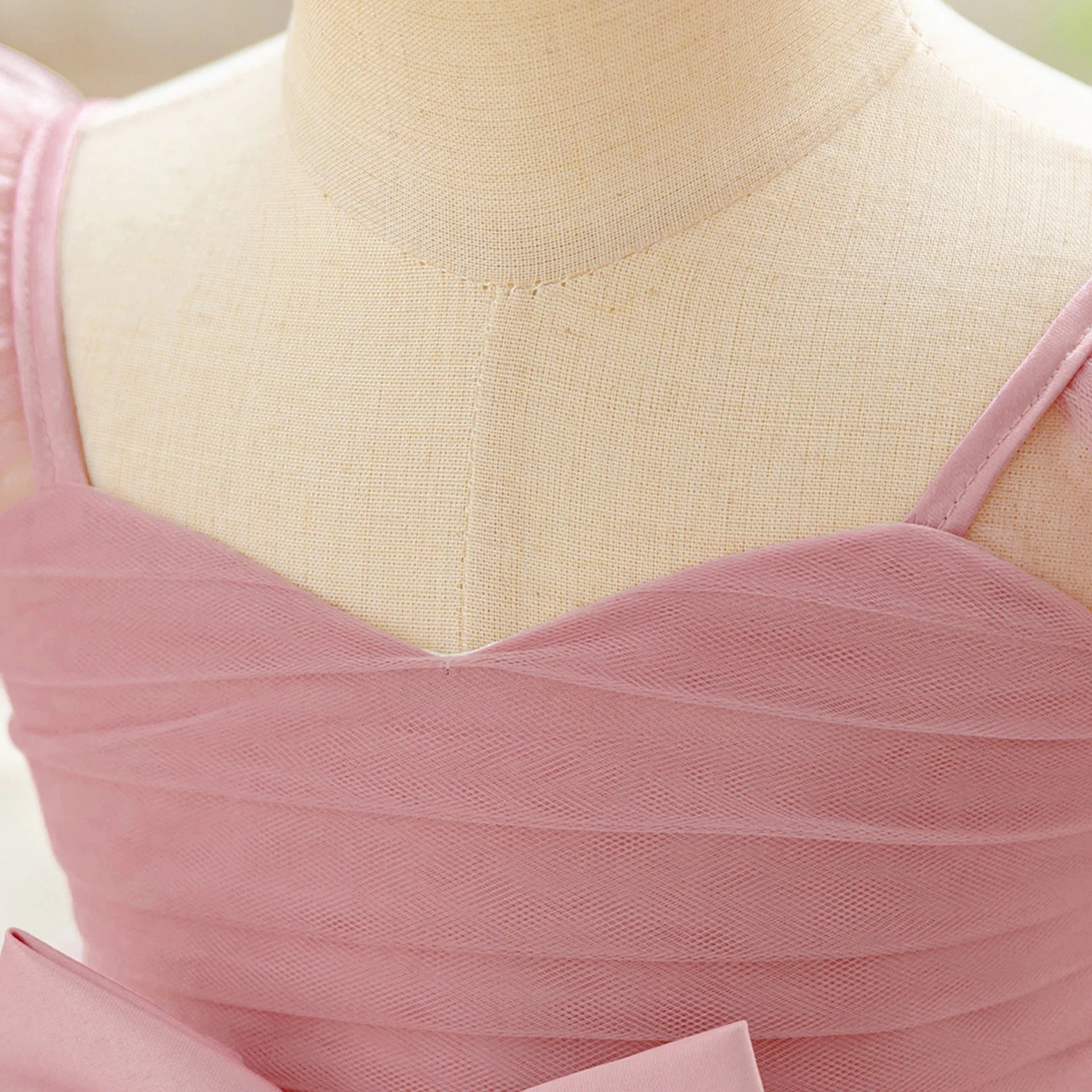Baby Girl Elegant Layered Bow Princess Dress For Infant Toddler Ceremony Birthday Party Communion Baptism Christening Gown