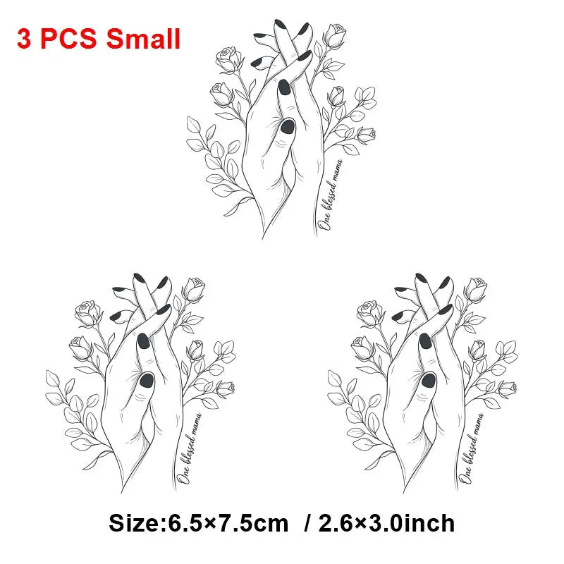 Mom Mother's Day Iron On Patches DIY Heat Transfer Decals for Clothing T-Shirts Bags  Mama Gift transfer decal painting