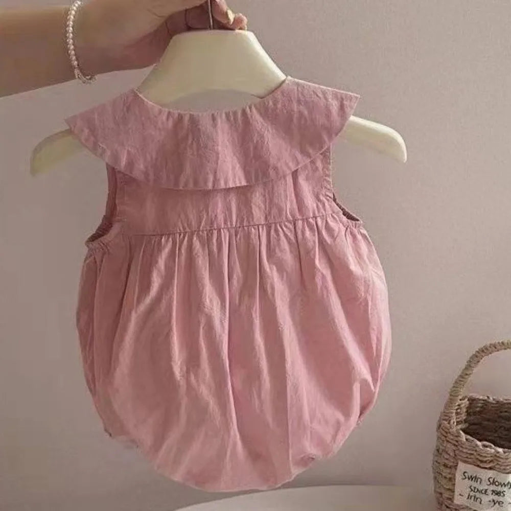 Shorts Climb Bow Baby Romper Casual Outfit Infant Romper Bow Baby Jumpsuit 0-18 Month One-piece Bow Baby Bodysuit Infant Wear