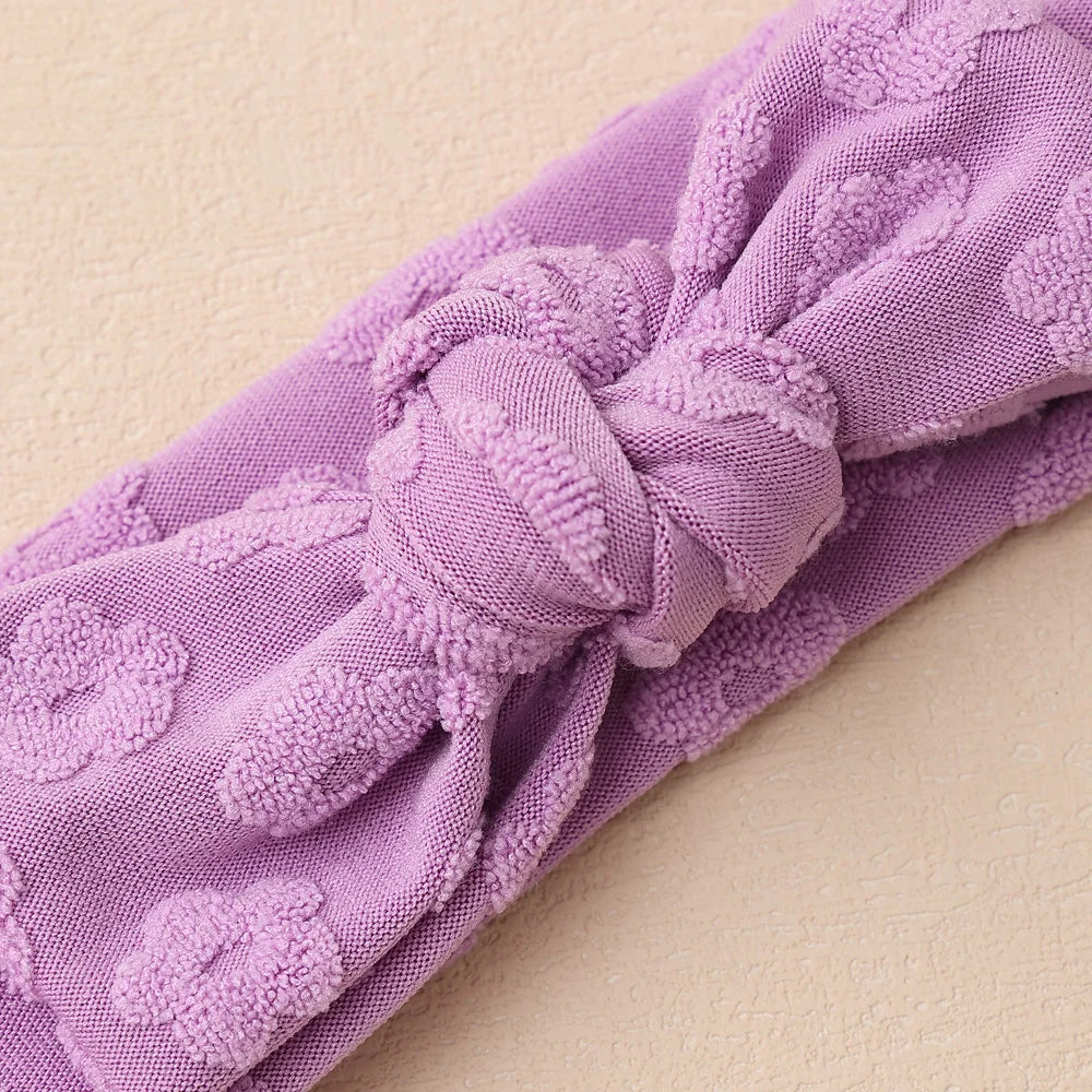 Baby Headband Solid Color Print Bows Hair Bands For Newborn Infant Turban Soft Elastic Headwear Baby Girl Hair Accessories